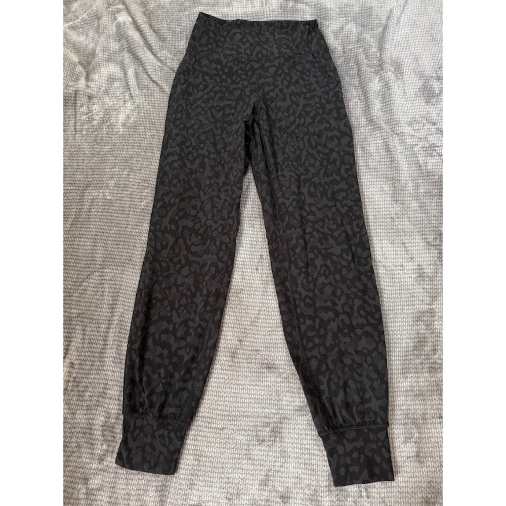 Lululemon Align Jogger 28 Heritage 365 Camo Deep Coal Multi Black Gray Size 4